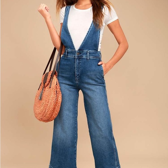 Free People Denim - Free People A Line Overalls